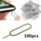 100db Rengeteg 100db SIM-kártya tálca ejektorkulcs-eltávolító pin kiadó eszköz az Apple iPhone készülékhez