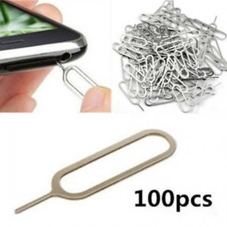100db Rengeteg 100db SIM-kártya tálca ejektorkulcs-eltávolító pin kiadó eszköz az Apple iPhone készülékhez