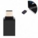 Fekete Új OTG USB 3.1 adatszinkronizáló töltőadapter átalakító C típusú férfi és USB 3.0 nő