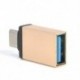 Fekete Új OTG USB 3.1 adatszinkronizáló töltőadapter átalakító C típusú férfi és USB 3.0 nő