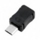 10db fekete mikro USB 5-pólusú csatlakozó csatlakozó port forrasztó dugó műanyag fedél