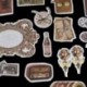 *B 60db / Lot Vintage autós növényi matricák Kawaii írószerek DIY Scrapbooking matricák