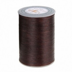 Sötétbarna Waxed Thread 0.8mm 90m poliészter kábel varrás varrással bőr kézműves karkötő