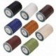 Kék Waxed Thread 0.8mm 90m poliészter kábel varrás varrással bőr kézműves karkötő