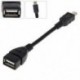 Új USB 2.0 A nő a Micro B férfi átalakítóhoz OTG adapterkábel a Samsung HTC készülékhez