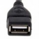 Új USB 2.0 A nő a Micro B férfi átalakítóhoz OTG adapterkábel a Samsung HTC készülékhez