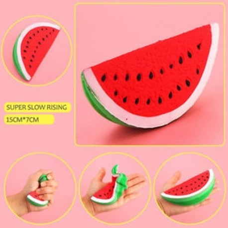 1PCS görögdinnye gyümölcs Soft Squishy Slow Rising Charm Squeeze Kid Toys stresszcsökkentő szórakoztató