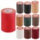 Fekete Waxed Thread 90m 0.8mm poliészter kábel varrás varrással bőr kézműves karkötő
