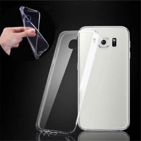 Tiszta, vékony, átlátszó, puha TPU tok a Samsung Galaxy S6 Edge újdonságához