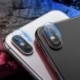 IPhone XR (2db tiszta) Edzett üveg hátsó kamera lencse képernyővédő Apple iPhone X XS Max XR