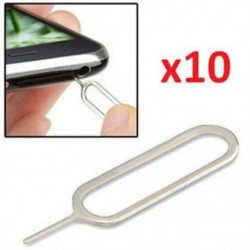 10 db 100Pcs SIM kártya tálca eltávolító kilökő gomb kulcsszerszám Apple iPhone XS Max XR készülékhez