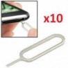 10 db 100Pcs SIM kártya tálca eltávolító kilökő gomb kulcsszerszám Apple iPhone XS Max XR készülékhez