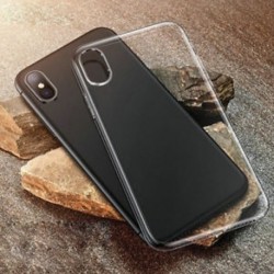 IPhone XR esetén Puha, tiszta tok Slim ütésálló átlátszó gumi fedél iPhone XS Max XR X-hez