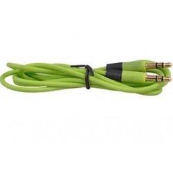 Zöld Jack férfi és férfi audio sztereó Aux hosszabbító kábel kábel iPhone iPod 3,5 mm J