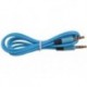 Zöld Jack férfi és férfi audio sztereó Aux hosszabbító kábel kábel iPhone iPod 3,5 mm J