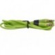 Zöld Jack férfi és férfi audio sztereó Aux hosszabbító kábel kábel iPhone iPod 3,5 mm J