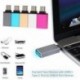 Fekete OTG USB 3.1 Adatszinkron töltőadapter átalakító C típusú férfi és USB 3.0 nő Új