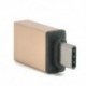 Fekete OTG USB 3.1 Adatszinkron töltőadapter átalakító C típusú férfi és USB 3.0 nő Új