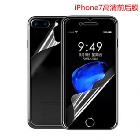 IPhone 7 4.7 esetén &quot  Clear Front   Back Screen Teljes védőfólia iPhone 6 6S Plus 7 Plus 5 5S SE számára