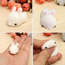 Puha nyúl Squishy Gyógyító Squeeze Fun Gyerek Játék Ajándék Stressz Relevever Decor Új
