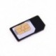 Nano SIM kártya a Micro Standard adapter adapter átalakító készlethez az iPhone 5S 4S 4 készülékhez