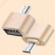 Ezüst Új Micro USB 2.0 női USB 3.1 típusú C típusú férfi átalakító USB-C OTG adapter