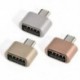 Rózsa arany Új Micro USB 2.0 női USB 3.1 típusú C típusú férfi átalakító USB-C OTG adapter