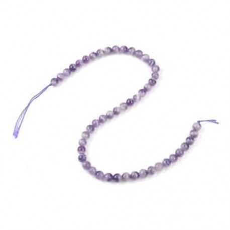 8mm Természetes levendula ametiszt drágakő kerek laza gyöngyök 4mm 6mm 7mm 8mm 10mm 15,5 &quot