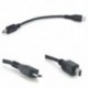 Új Micro USB B típusú hím mini B típusú B típusú hím Host OTG adapter kábel kábel