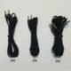 2M Fekete 3,5 mm-es AUX kiegészítő kiegészítő sztereó kábel férfi-férfi hangkábel MP3 autó számítógéphez
