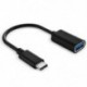 Fekete Új OTG kábeladapter USB 3.1 C-típusú férfi USB 3.0 A női átalakító kábel