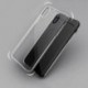 2PCS átlátszó átlátszó kristály puha TPU szilikon gél fedő tok iPhone X-hez