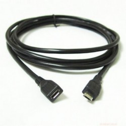 1XMicro USB férfi és női kiterjesztés extender adatszinkron töltő kábel adapter