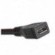 1XMicro USB férfi és női kiterjesztés extender adatszinkron töltő kábel adapter