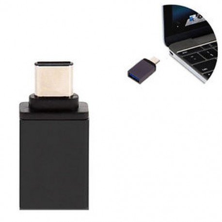Fekete USB 3.0 női USB-hez 3.1 C típusú férfi átalakító USB-C OTG adapter átalakító Új