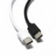 Fekete OTG kábeles adapter USB 3.1 C-típusú férfi USB 3.0 A női átalakító kábel