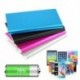 Fekete Alumínium Power Bank tokszekrény készlet DIY 5000mah külső akkumulátor töltőhöz