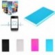 Fekete Alumínium Power Bank tokszekrény készlet DIY 5000mah külső akkumulátor töltőhöz