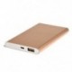 Fekete Alumínium Power Bank tokszekrény készlet DIY 5000mah külső akkumulátor töltőhöz