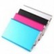Fekete Alumínium Power Bank tokszekrény készlet DIY 5000mah külső akkumulátor töltőhöz