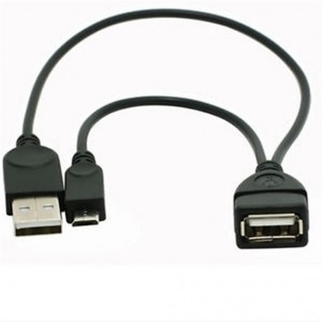 Micro USB Host OTG A nőstény Micro Micro tápkábel Samsung Galaxy Tablethez