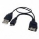 Micro USB Host OTG A nőstény Micro Micro tápkábel Samsung Galaxy Tablethez