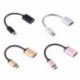 Arany Fém USB C 3.1 C típusú férfi-USB női OTG adatszinkronizáló kábel adapter