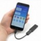 Arany Fém USB C 3.1 C típusú férfi-USB női OTG adatszinkronizáló kábel adapter
