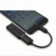 Arany Fém USB C 3.1 C típusú férfi-USB női OTG adatszinkronizáló kábel adapter