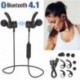 * 4 Fekete Vezeték nélküli Bluetooth 4.2 fülhallgató fülhallgató fülhallgató fülhallgató fülhallgató