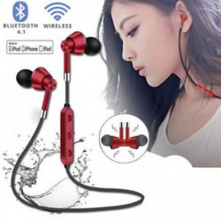 * 5 Vörös Vezeték nélküli Bluetooth 4.2 fülhallgató fülhallgató fülhallgató fülhallgató fülhallgató