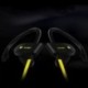 * 2 Fekete Vezeték nélküli Bluetooth Headset Sport sztereó fejhallgató fülhallgató iPhone Samsung JP-hez