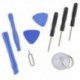9 In 1 javító nyitóeszközök Kit csavarhúzó mobiltelefon iPhone Samsung HTC