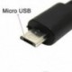 Fekete Univerzális Micro USB A USB 2.0 B-hez visszahúzható adatszinkronizáló töltőkábel kábel